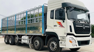 Xe tải Dongfeng 5 chân: Động cơ Cummins tiết kiệm nhiên liệu 