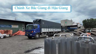 Chành xe Bắc Giang đi Hậu Giang 
