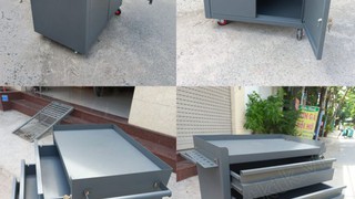 Tủ Để Đồ Nghề 3 Ngăn 1 Hộc KT 400x630x900mm 