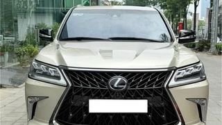 Bán Lexus LX570 Super Sport sản xuất 2018, màu vàng cát sa mạc. 