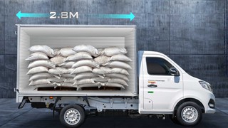 Thaco Frontier TF230 thùng hàng tối ưu 