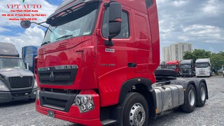 Xe đầu kéo Howo Sitrak T7H 430hp máy Weichai 2025 mầu đỏ 