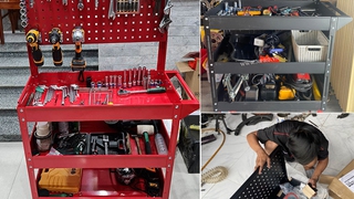 Xe đẩy 3 ngăn để đồ nghề của NPRO 