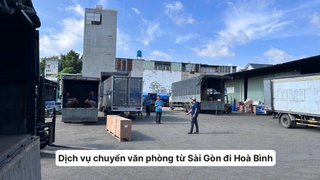 Dịch vụ chuyển văn phòng từ Sài Gòn đi Hòa Bình 