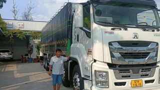 Chính chủ bán xe tải 4 chân    ISUZU 350PS   THÙNG MUI BẠT. 