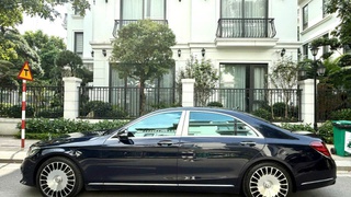 Hàng hiếm s450 L màu xanh cavansite nội thất kem sx 2017 