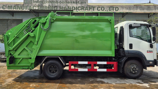 Xe cuốn ép chở rác isuzu 9 khối 