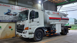 Xe chở xăng dầu hino 12 khối 
