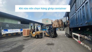 Hàng ghép container 