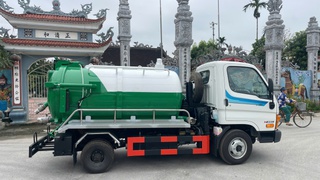 Xe chuyên dụng hút chất thải 