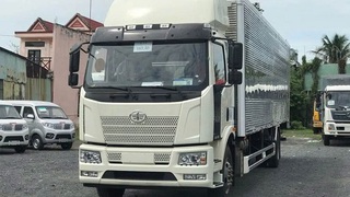 Bán xe tải Faw thùng kín Inox 9m9 nhập khẩu 2025 tải 7650Kg 