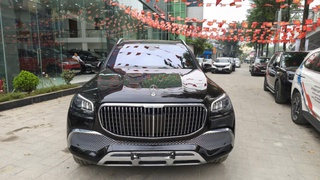 Bán xe Mercedes Benz GLS480 Maybach màu Đen nội thất nâu xe sản xuất năm 2022 đăng ký...