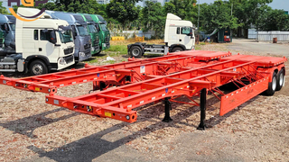 Giải pháp vận chuyển đa dạng: Mooc xương 2 dí 40 feet CIMC Huajun 2026 