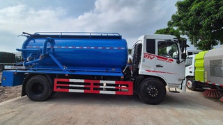 Cần bán các loại xe hút chất thải Dongfeng 9 khối máy cummins và máy yuichai 