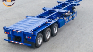 Rơ mooc xương 3 trục 40 feet THACO 8 và 12 khóa 