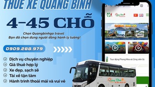 Thuê Xe Quảng Bình Giá Rẻ 2026   Xe Đời Mới 4   45 Chỗ 