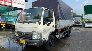 Xe Tải Hino 5 Tấn Mui Bạt Cũ   Hino XZU342 Thùng Bạt Bửng Nhôm 2021 