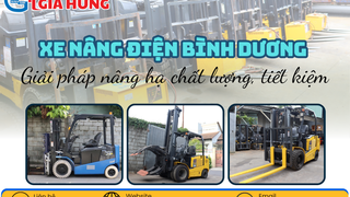 Xe Nâng Điện Bình Dương   Giải Pháp Nâng Hạ Tiết Kiệm Cho Doanh Nghiệp 