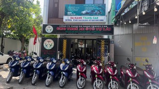 Cho thuê xe máy tay ga vision mới Đà Nẵng 