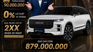 Jaecoo J7 Phev Ưu đãi 7 năm miễn phí xăng: 90TR 