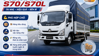 Tải trung FOTON AUMARK S70/S70L    lựa chọn đáng để anh/chị tham khảo 
