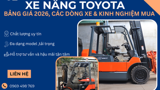Xe nâng Toyota được sử dụng phổ biến trong nhà máy, kho hàng và logistics nhờ có nhiều...