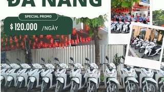 Cho thuê xe máy vision đời mới 2025 Đà Nẵng 