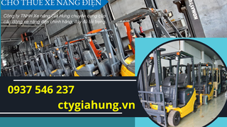 Dịch vụ cho thuê xe nâng giá rẻ   Xe nâng Gia Hưng 