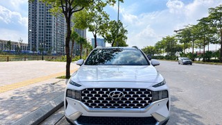 Bán Santafe sản xuất 2021, form 2022 số bấm, máy xăng bản full cao cấp 