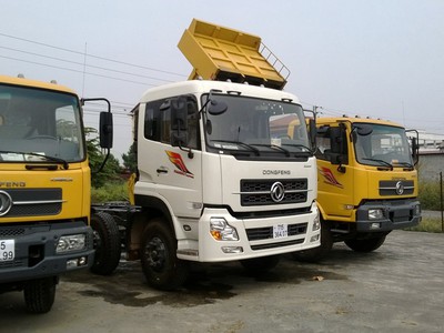Lào cai bán xe tải ben Đong Feng Hoàng Huy 8 tấn cầu to 13 tấn, xe tải thùng B190 giá rẻ nhất VN 0