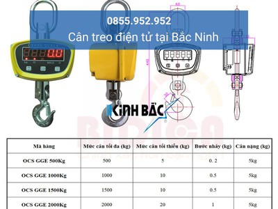CÂN TREO ĐIỆN TỬ ABG OSC 2 TẤN/ Lắp đặt cân móc treo tại Bắc Ninh 0