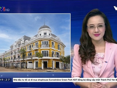 Mở bán Shophouse tại dự án Eurowindow Green Park Yên Bái giá chỉ từ ,4 ̉/̆ 1