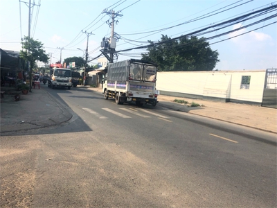 Mặt tiền xe cont đỗ ngày đêm dương công khi, hóc môn, ngang 10, 395 m2, 15 tỷ 0