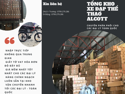 Công Ty TNHH Thương mại và Dịch vụ Phúc Thành Lợi chuyên phân phối dòng xe đạp thể thao ALCOTT . 0