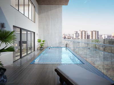 Bán căn 3 ngủ chung cư cao cấp Essensia giá rẻ nhất thị trường - mặt đường Nguyễn Hữu Thọ 4