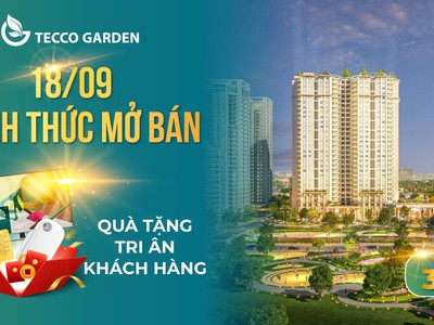 Vốn Tự Có 876TR Có Nhà Tecco Garden Gía Từ 25TR/M2,Ở Ngay,Đã Có Sổ Hồng,Kí Trực Tiếp CĐT 0