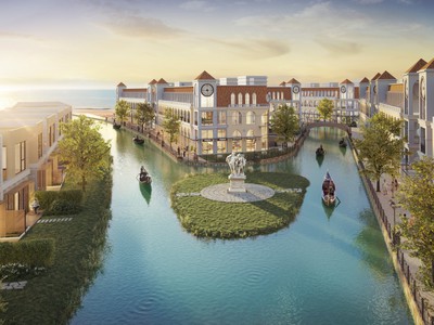 Nhà phố vườn venezia bình châu phong cách ý ven sông 126m2 - sở hữu lâu dài 1