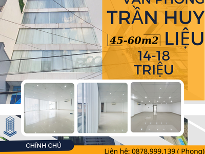 Cho thuê văn phòng Phú Nhuận, 45-60m2 chỉ từ 14 triệu 0