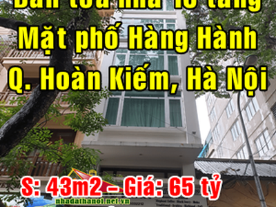 Bán nhà mặt phố Hàng Hành, Phường Hàng Trống, Quận Hoàn Kiếm, Hà Nội 5