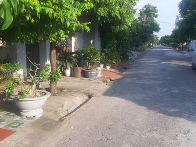 Lô đất 81m2 mặt đường vũ thị ngọc toàn, tân thành, dương kinh. giá 1,x tỷ 1