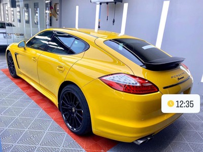 Chính chủ cần bán xe porsche panamera 3.6 v6 model 2011 màu vàng nội thất vàng kem 1