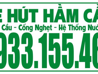 Bên em chuyên dịch vụ hút hầm cầu, vệ sinh môi trường 1