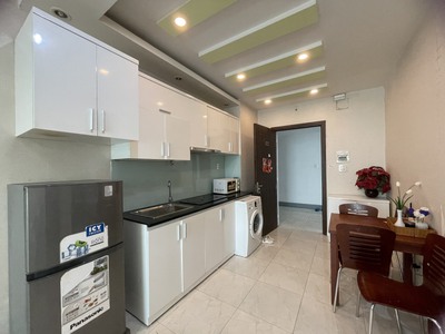 Cho thuê căn hộ rộng 50m2 tại mường thanh 60 trần phú gồm 1 phòng ngủ lớn và 1 phòng ngủ nhỏ. 2