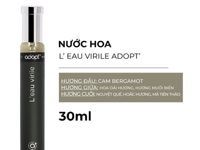 Nước Hoa Nam L eau Virile 30ml   Adopt 0