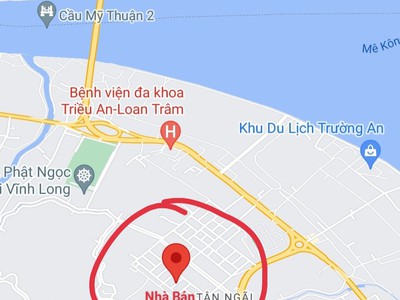 Cần chuyển nhượng căn nhà mặt tiền Góc ngã 3 Tân Hòa, TP. Vĩnh Long 1