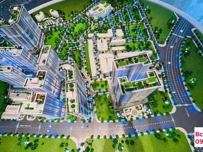 Khu phức hợp   tổng diện tích 4,4ha gồm 7 tháp thiết kế sang trọng 2