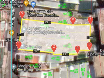 Đất 628 m2 ngang 17m đường Đồng Nai giá 62 triệu /m2 tp. Nha Trang 1