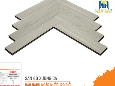 Sàn gỗ xương cá chịu nước 0