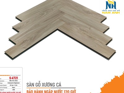 Sàn gỗ xương cá chịu nước 1