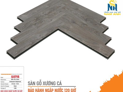 Sàn gỗ xương cá chịu nước 3